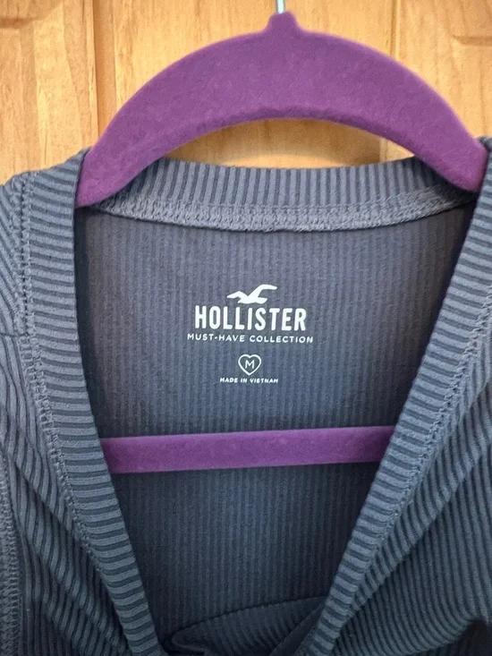 Hollister Ribbed Tank Top - Blue - Picture 2 of 3